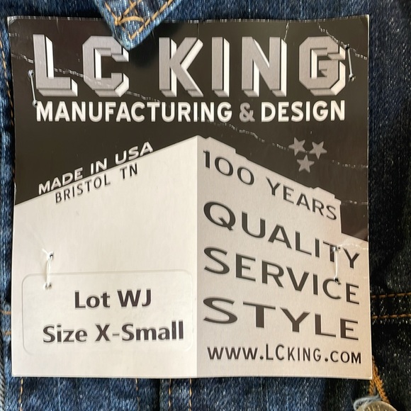 LC King Denim Jacket new! Western - Picture 2 of 11